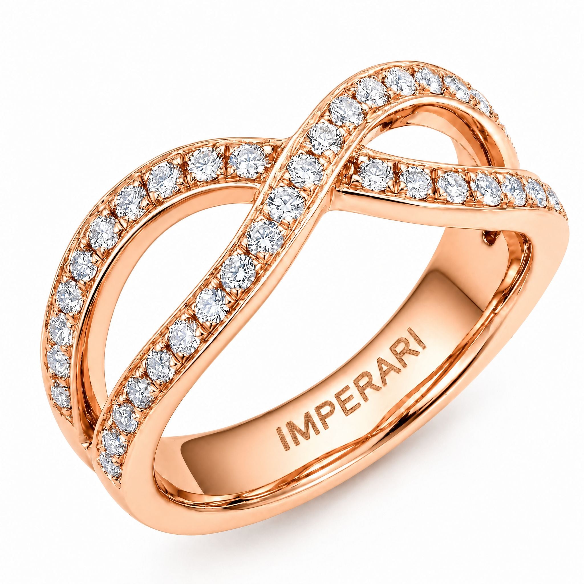 IMPERARI INFINITA – DIAMOND RING ROSE GOLD