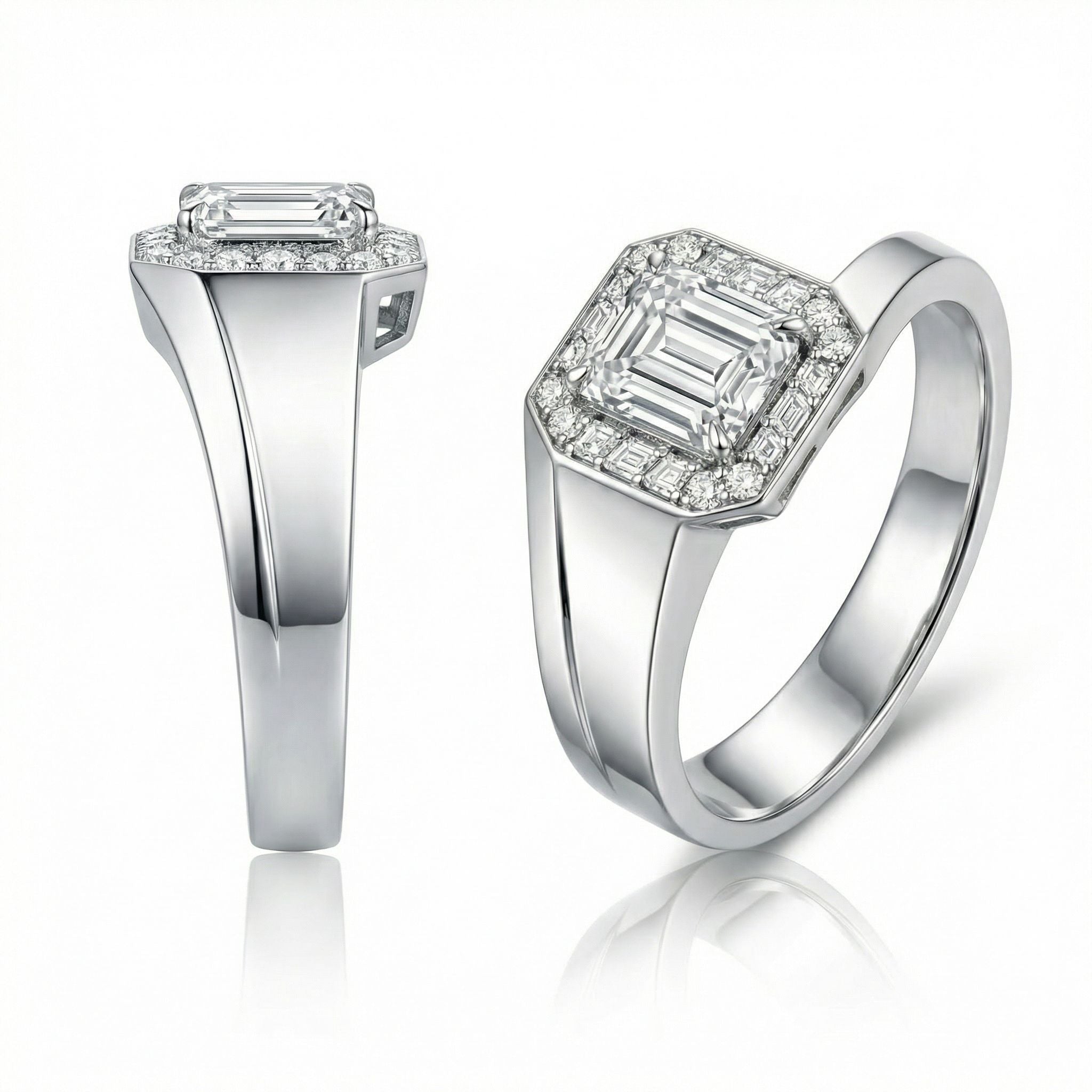 IMPERARI LA PRESENZA – SIGNATURE MONOLITH RING WHITE GOLD