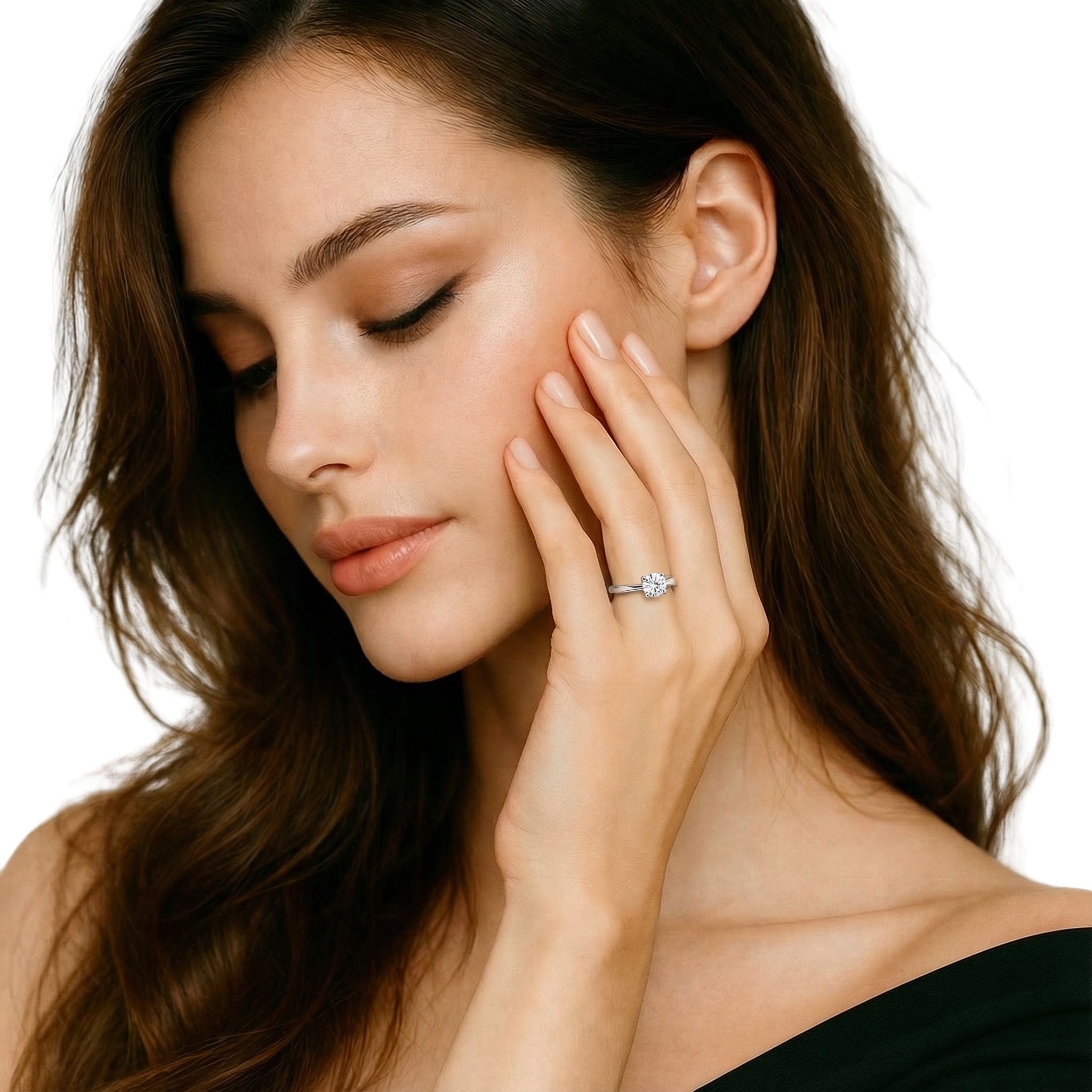 IMPERARI ENGAGEMENT RING – DIAMOND WHITE GOLD