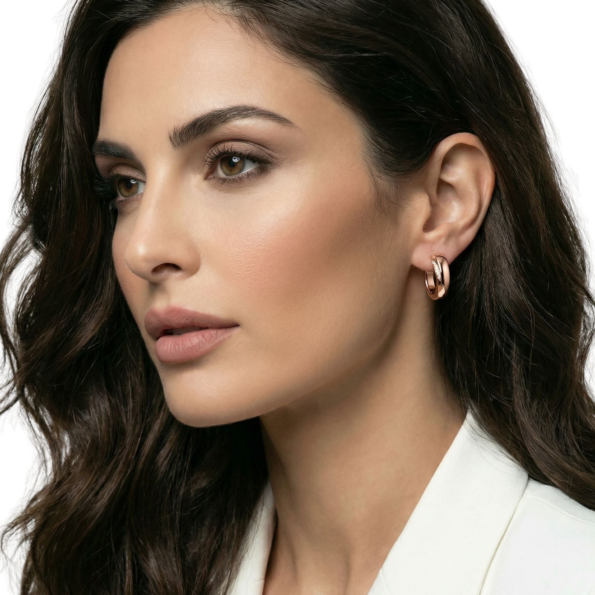 IMPERARI OPUS – SOLID EARRINGS ROSE GOLD